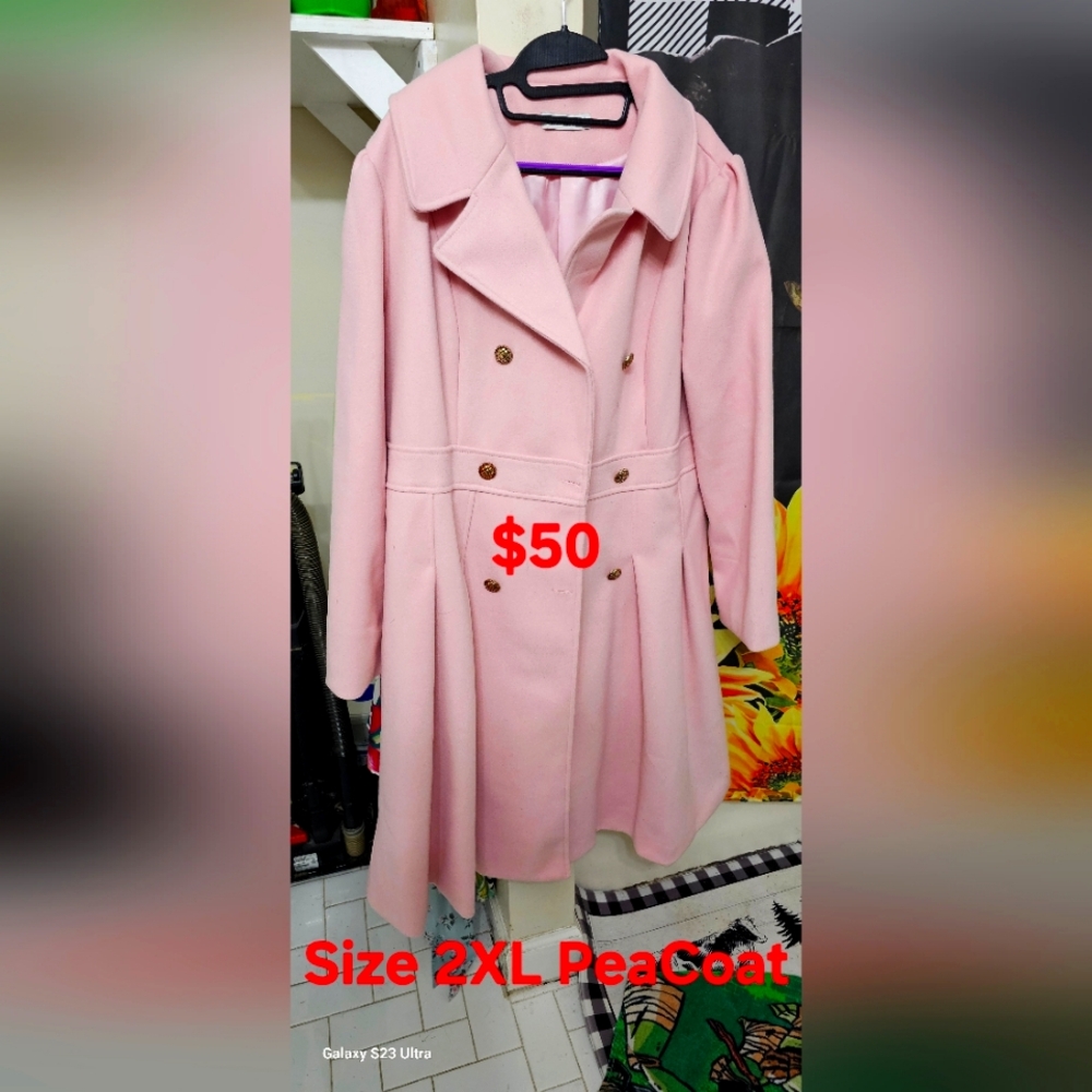 Pink Pea Coat